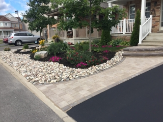 Front Entrance with garden and step