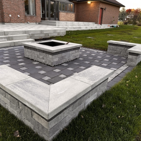 patio with Fire pit