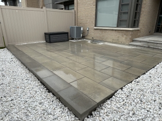 Interlock patio using Blu Grande